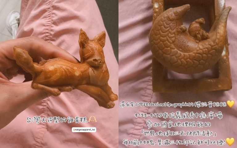 隋棠參加《國家地理服飾》於台北信義威秀廣場推出為期三天的戶外快閃活動——「世界地球日・環保探索計劃」，在那邊完成任務還可以獲得超可愛世界地球日限定雞蛋糕一份。（圖／隋棠 ig）