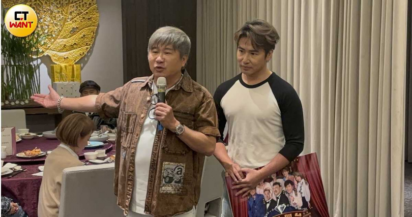 歐漢聲、胡瓜一同出席《鑽石舞台之夜》演唱會記者會。（圖／常朝貴攝）