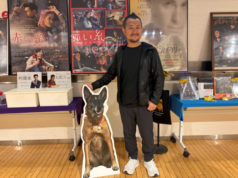 九把刀出席於日本東京舉辦的代表作放映。（圖／麻吉砥加提供）