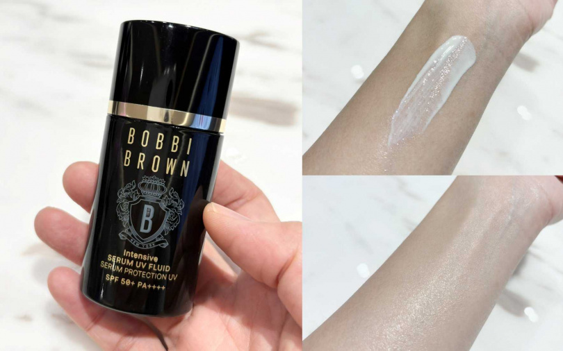 BOBBI BROWN冬蟲夏草精華防曬乳SPF50+/PA++++ 30ml/2,600元 雖然是營養成分極高的高係數保濕型防曬,但卻完全不黏膩,只會在肌膚留下細緻透亮光澤。(圖/吳雅鈴攝)