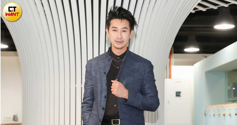 邱凱偉分享與戴立忍拍戲的過程。（圖／林士傑攝）