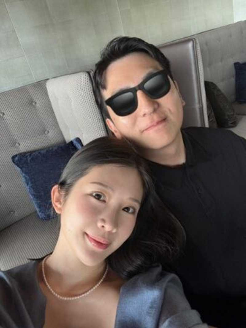鄭家純近日在社群分享與先生的日常，罕見曬出先生的正面照。（圖／翻攝自鄭家純臉書）