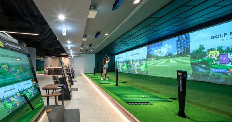 全新沉浸式實體娛樂空間『GOLF MONSTERS』將以不同型態接觸消費者（圖／GRAVITY提供）。