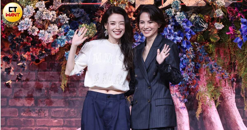 舒淇與李心潔首度合作默契十足。（圖／楊澍攝）