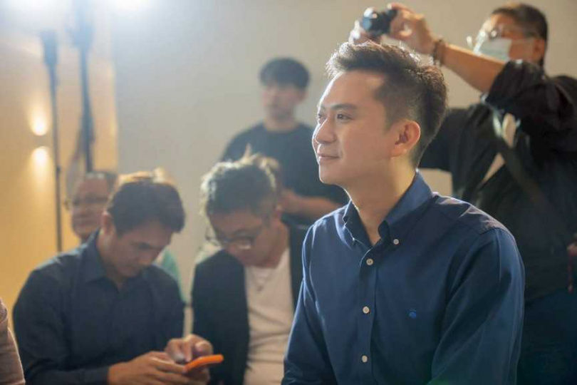 新竹縣竹北市長鄭朝方(圖)認為音樂教育要長長久久,除了一次性的音樂活動外,公部門還可以再多做些什麼。(圖/翻攝自竹北市公所媒體群組)