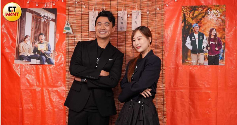 《自由的旅行者》第二季即將開播,主持人融融攜手搭檔咪蕾,展開為期18天的韓國自駕之旅。(圖/常朝貴攝)