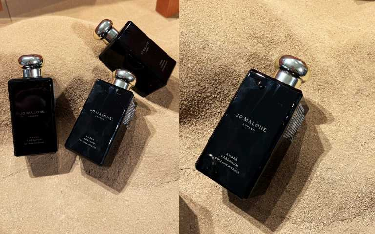 Jo Malone London 琥珀與岩薔薇芳醇香水50ml / 5,750元；100ml / 7,950元。（圖／黃筱婷攝）