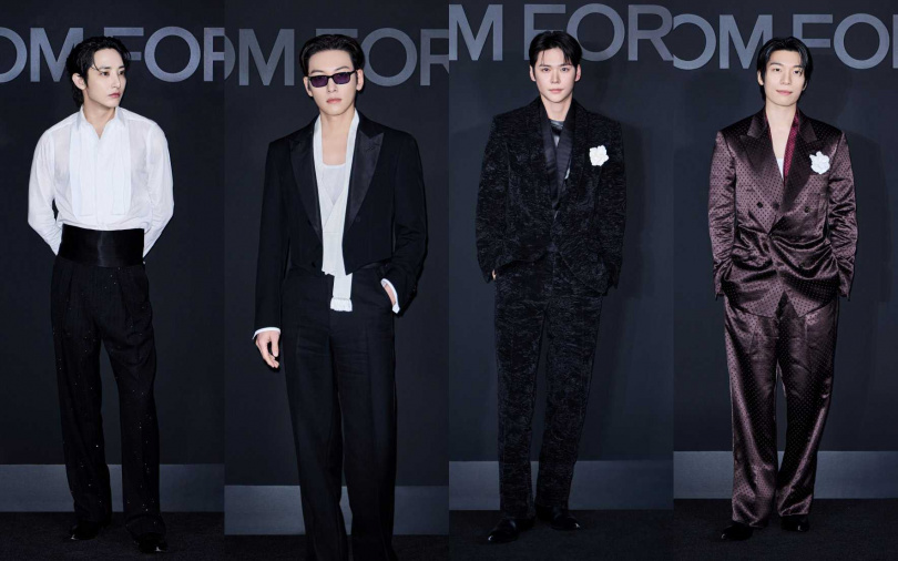 TOM FORD首爾晚宴星光雲集,可以一次看到G-DRAGON、李洙赫、魏嘏雋等名人,這畫面實在太養眼了。(圖/品牌提供)