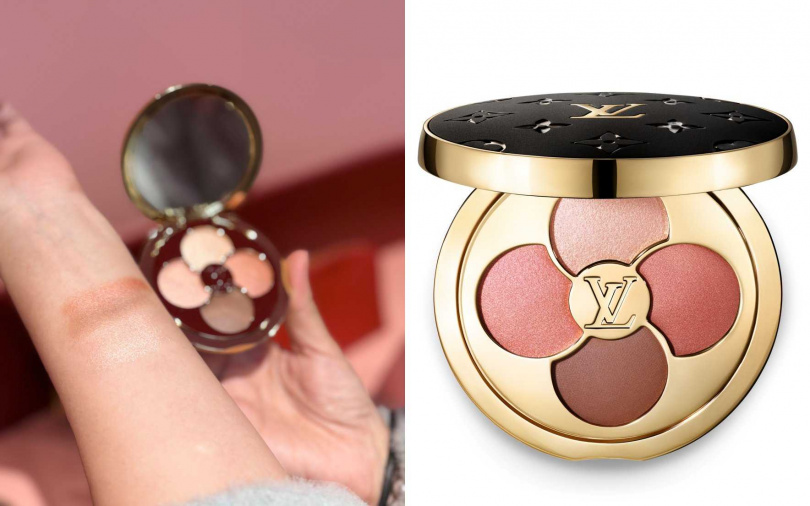 喜歡優雅暖金調眼妝的人,一定不能錯過LV的Ombres眼影盤#650。(圖/吳雅鈴攝、品牌提供)
