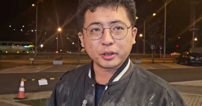 協助救人的張姓男子一度哽咽。（圖／翻攝中時YT）