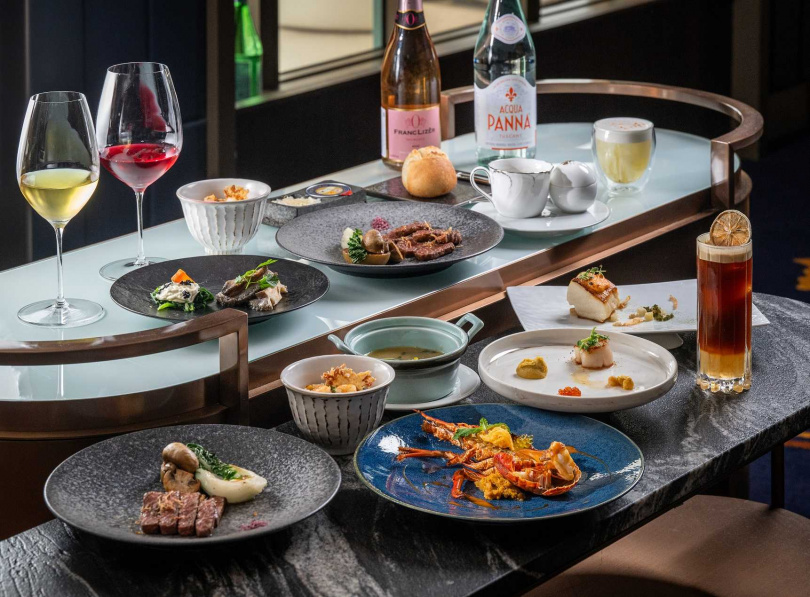 「焰 鐵板燒」餐廳推出全新「冬季饗焰套餐」，將台灣各地的當季、有機食材融入鐵板料理之中。（圖／漢來美食提供）