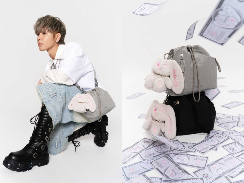 GBSW尼龍斜背包，附贈 Richy 吊飾／1,980元（圖／品牌提供）