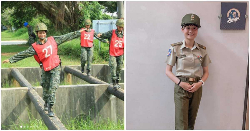 雲朵姐姐過去曾多次分享軍旅生涯的照片。（圖／翻攝IG／hsuan.9864）
