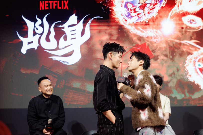 林鶴軒對柯震東說撩人金句。（圖／Netflix提供）