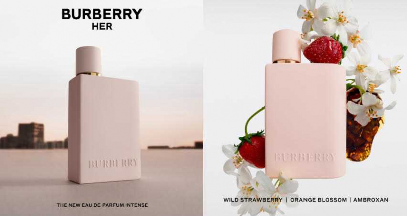 BURBERRY HER 女性極致淡香精 30ML／3,200元、50ML／4,600元、100ML／6,500元（圖／品牌提供）