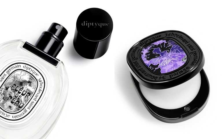 Diptyque肌膚之華淡香水 100ml / 5,500元、50ml / 4,000元、可補充式香膏 3g / 2,300元、香膏補充裝 3g×2 / 1,550元(圖/品牌提供)