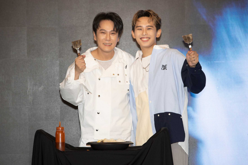 張信哲與理想混蛋雞丁合作新歌。(圖/潮水音樂提供)