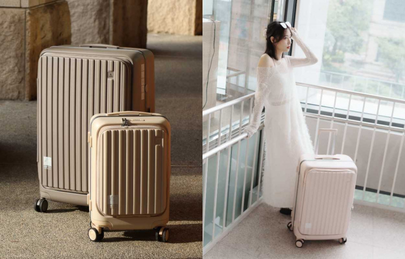 CROWN BOXY前開框架拉桿箱／21吋   7,980元、26吋   9,580元、29吋   10,800元（圖／品牌提供）