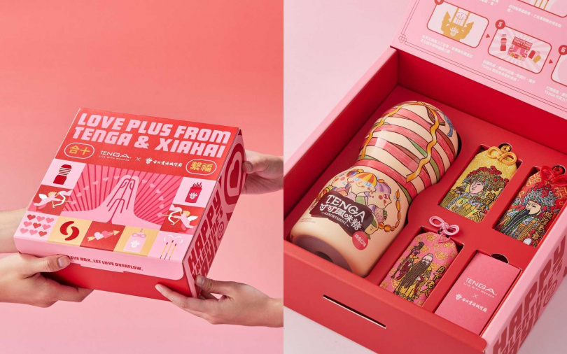 限量聯名禮盒內含TENGA熱銷的可可風味糖綜合口味、三款經過「祈福過爐」的眾神保幸符（城隍爺、城隍夫人、月老），以及專屬籤詩，讓幸福能量滿載而來！（圖／品牌提供）