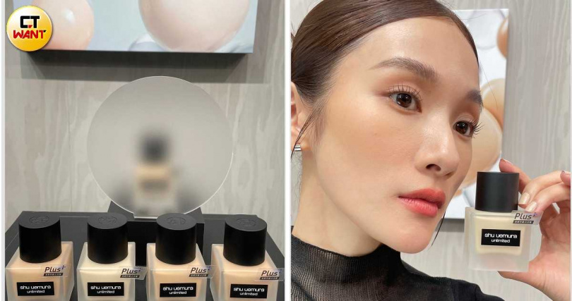 植村秀 無極限超持久輕粉底 SPF25 PA+++ 20色選,35ml /1,980元(圖/黃筱婷攝)