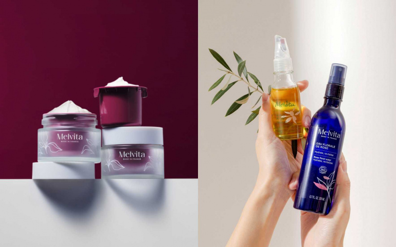 4/20-4/22限定三天，Melvita除了舉辦買油送水、明星1+1優惠組合，更呼應品牌推廣乳霜補充瓶的概念，再加碼「買正霜送補充霜」，持續實踐「減塑不減美」的永續日常。（圖／品牌提供）