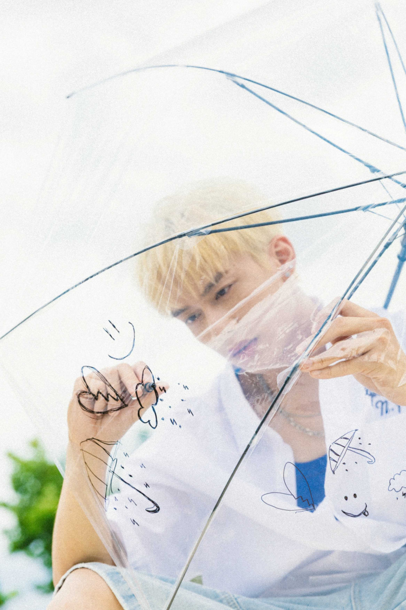 周子翔錄音時因為緊張有點發揮失常。（圖／索尼音樂提供）