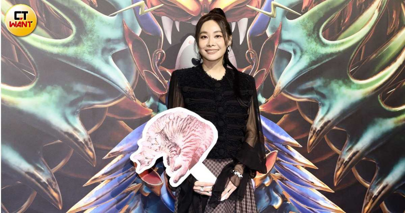 鄭宜農認為林予晞入圍視后很值得開心。（圖／侯世駿攝）