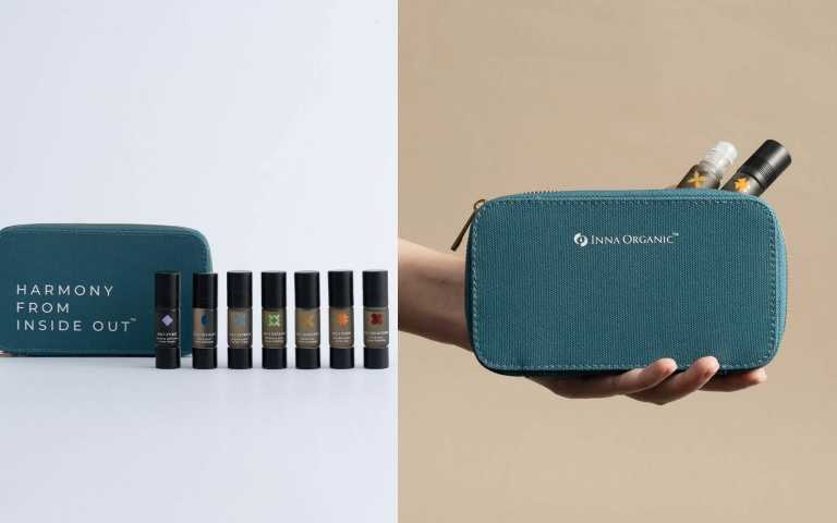 INNA ORGANIC 隨心所癒™ 脈輪滾珠兩用組七款5ml / 3,500元。（圖／品牌提供）