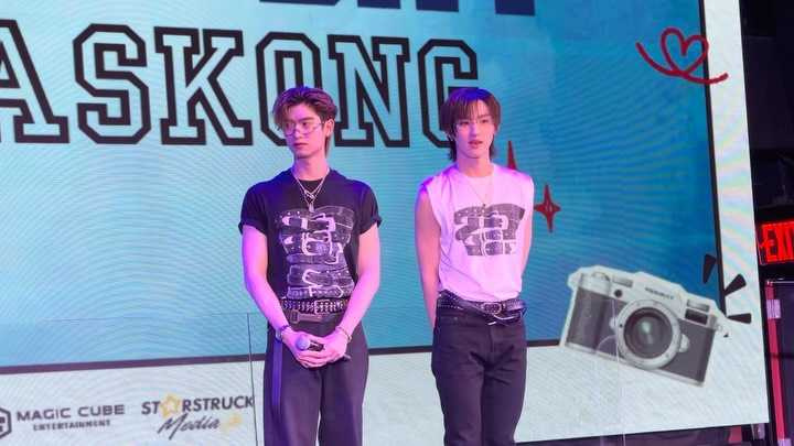 泰國原作主角Thomas(左)、Kong(右)驚喜客串。(圖/翻攝自DMD IG)