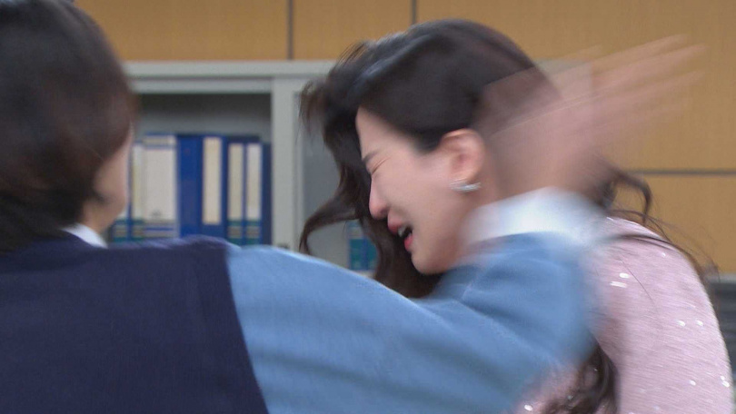 侯怡君手速太快，來去一陣風。（圖／民視）