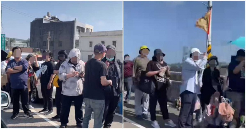 白沙屯媽祖進香活動昨（27日）開放報名，第一天便湧入逾5萬名信徒參與，人潮隊伍甚至直接排到橋上。（圖／擷取自Facebook／白沙屯媽祖ㄟ香燈腳）