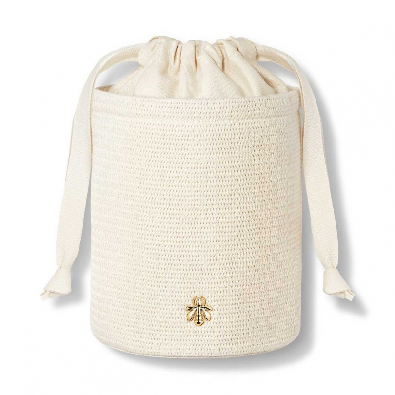 好精緻的「嬌蘭小蜂農編織袋」。（圖／品牌提供）