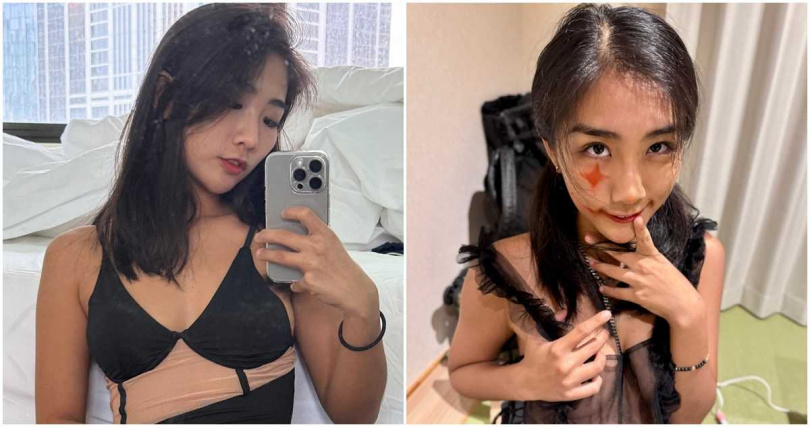 嘿尼以大尺度風格聞名。（圖／翻攝嘿尼X）