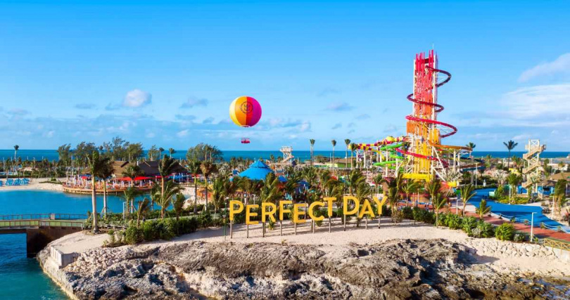 可可灣的完美一天。（圖／皇家加勒比郵輪提供）