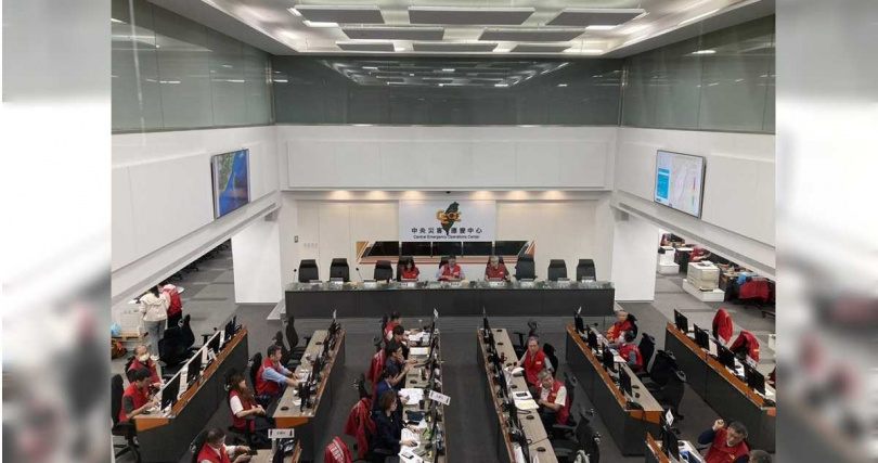 中央災害應變中心29日舉行第21次工作會報。(圖/中央災害應變中心提供)