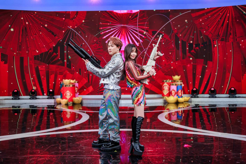 陳孟賢與杜忻恬同台跳蔡依林〈Mr.Q〉。（圖／中視提供）