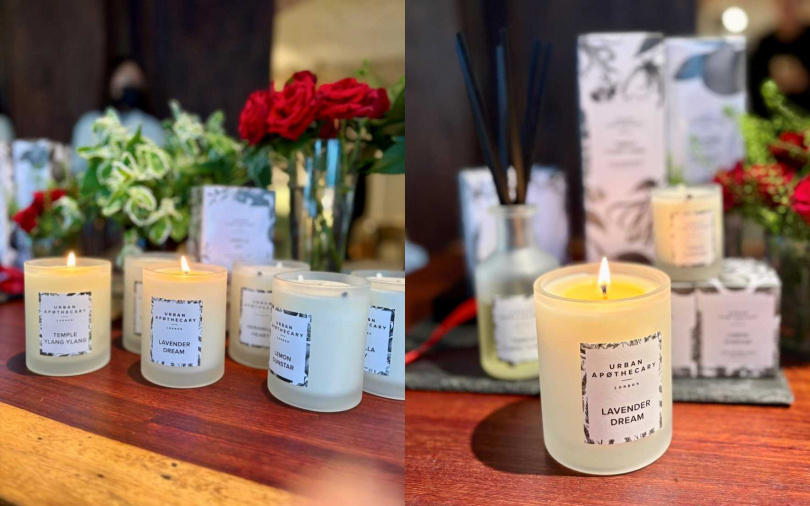 Urban Apothecary全新Wellbeing心靈浴系列,將香氛化為情緒安撫療癒師,為生活消除不安、注入勇氣。(圖/吳雅鈴攝)