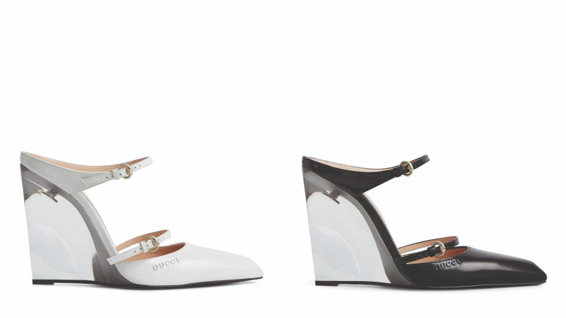 GUCCI 楔型高跟鞋／50,800元（圖／品牌提供）