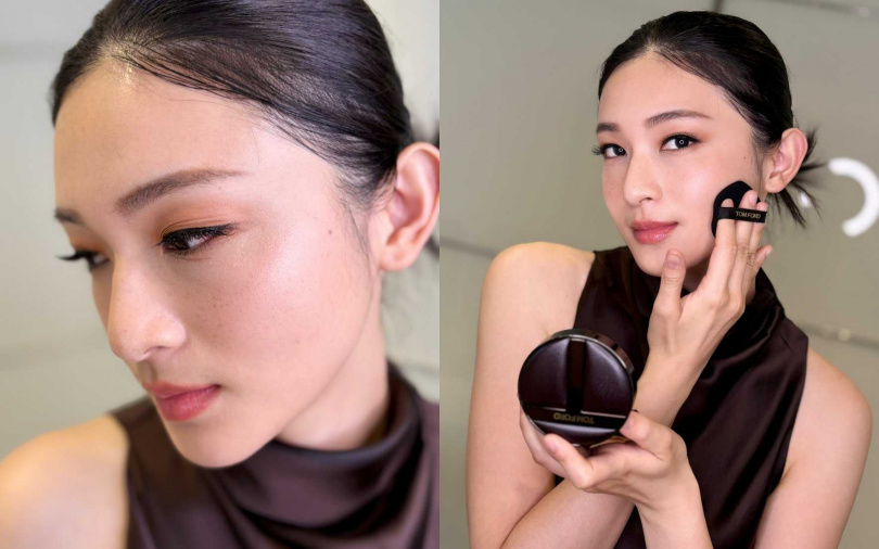 極度細膩的粉質，不結塊不卡粉，隨便拍也隨便美。（圖／吳雅鈴攝）