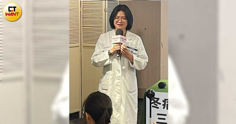 台北市中醫師公會監事長、育揚中醫診所主治醫師歐乃慈。(圖/林則澄攝)