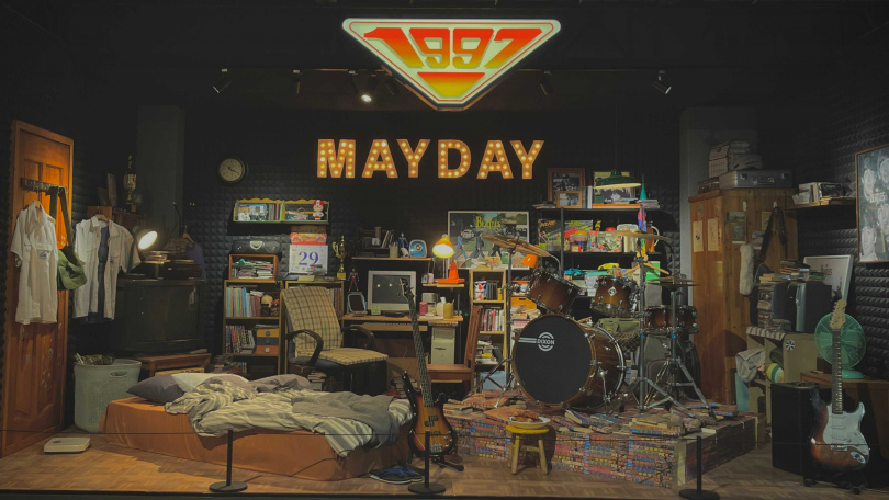 五月天將音樂誕生起點搬進展覽中。（圖／相信音樂提供）