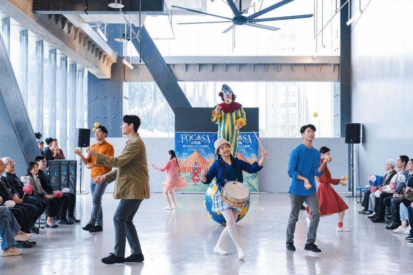 《幾米男孩的100次勇敢》由林懷民、幾米、FOCASA馬戲團跨界合作。（圖／FOCASA馬戲團）