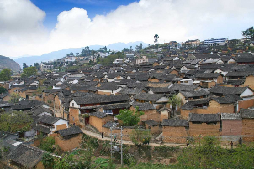 雲南省臨滄市鳳慶縣縣城東北部的魯史千年古鎮。(圖/吳德亮攝)