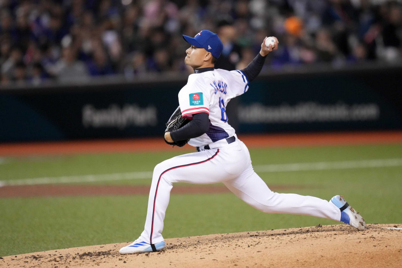 徐若熙上場火球連發，飆最快球速157公里。（圖／大會提供）