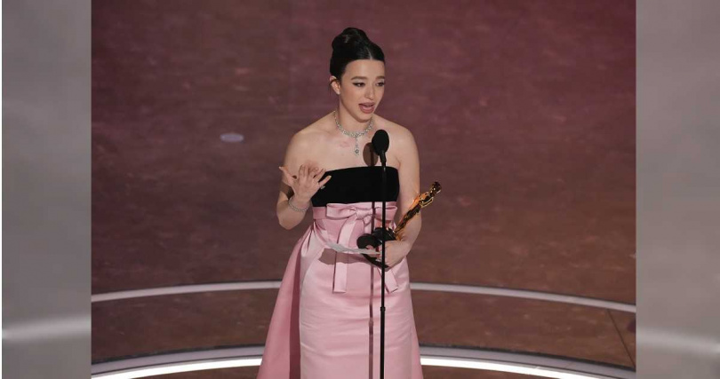 25歲女星麥琪麥迪遜成為大黑馬，登上奧斯卡新科影后。（圖／達志／美聯社）