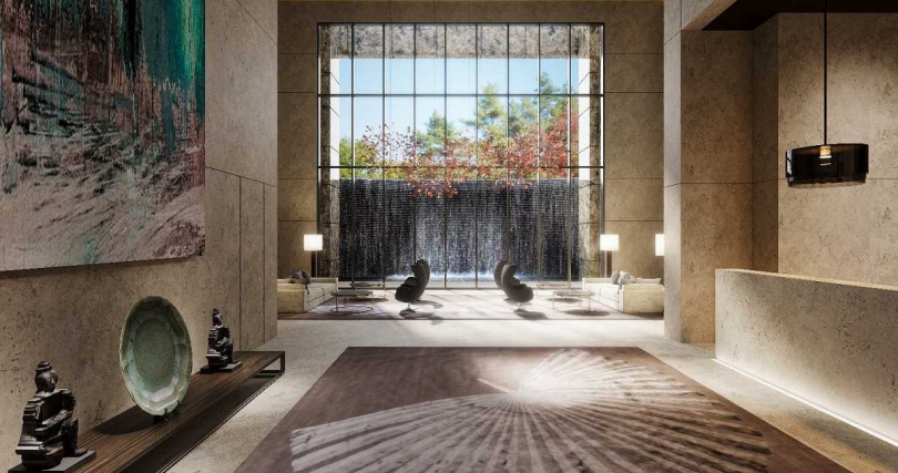 「台灣隱賦」迎賓大廳3D示意(圖/客戶提供)。
