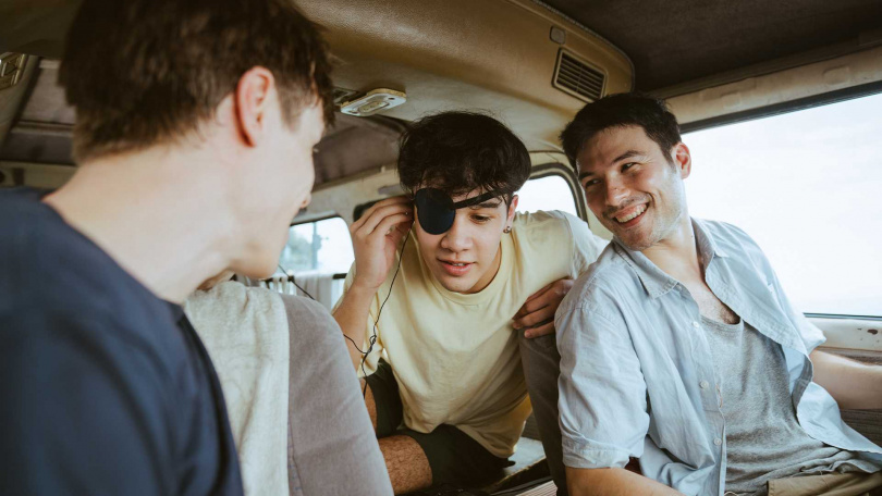 鳳小岳主演的《陌路兄弟》展現台灣風景下的情感交織與族群對話。（圖／台北電影節提供）