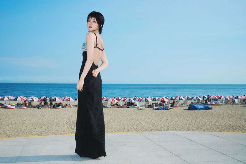 「非常新人」林廷憶以入圍者身份參與全球OTT大獎頒獎典禮。（圖／台北電影節提供）