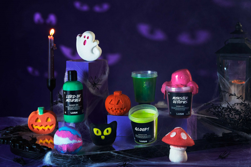 LUSH 推出超搞怪的2025年萬聖節系列（圖／品牌提供）