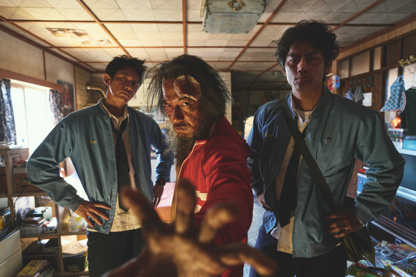 改編自九把刀的系列同名小說《功夫》,由柯震東(左起)、戴立忍、朱軒洋…等人主演。(圖/麻吉砥加提供)